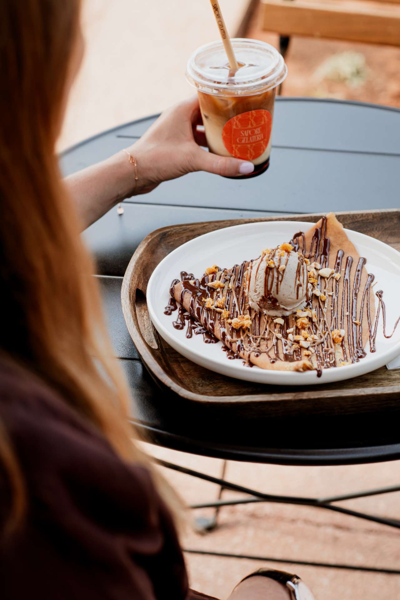 Sapore Gelateria – Café-glacier à l’ambiance italienne à Marrakech, proposant glaces artisanales, pâtisseries, plats salés et boissons gourmandes Sapore Gelateria – Café-glacier à l’ambiance italienne à Marrakech, proposant glaces artisanales, pâtisseries, plats salés et boissons gourmandes